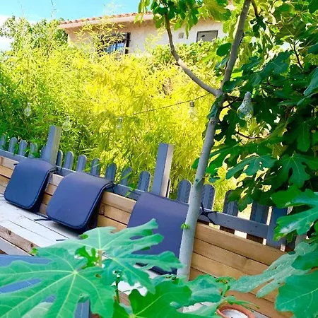 Haut De Villa Entre Mer Et Campagne Hyères Esterno foto